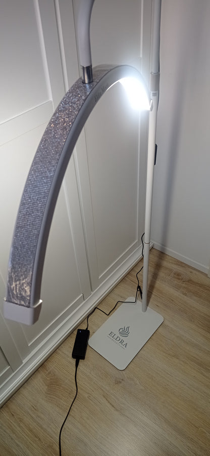 Eldra Half Moon LED lámpa strasszkövekkel