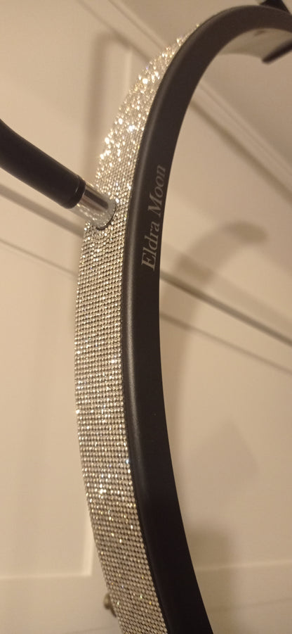 Eldra Half Moon LED lámpa strasszkövekkel